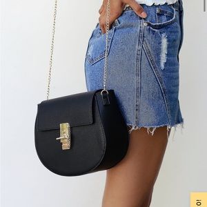 Lulu’s Black Chain Purse